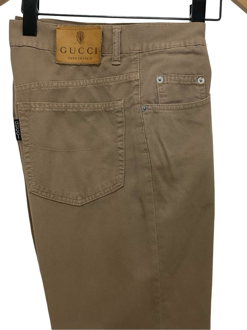 Gucci Vintage Men’s Straight Khaki Jeans Size 54